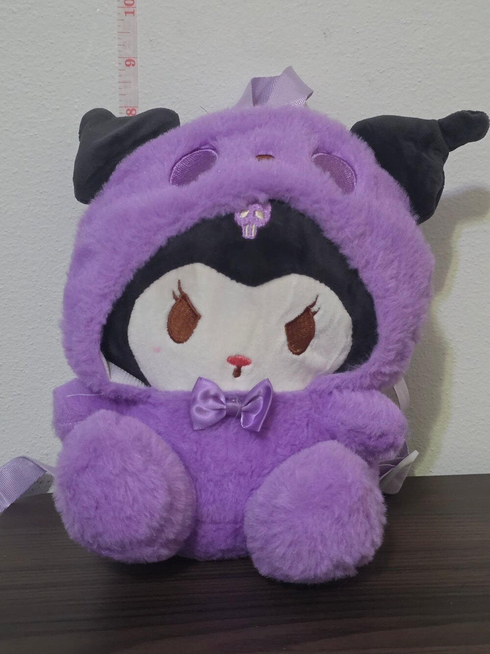 Sanrio Kuromi Purple Plush Backpack